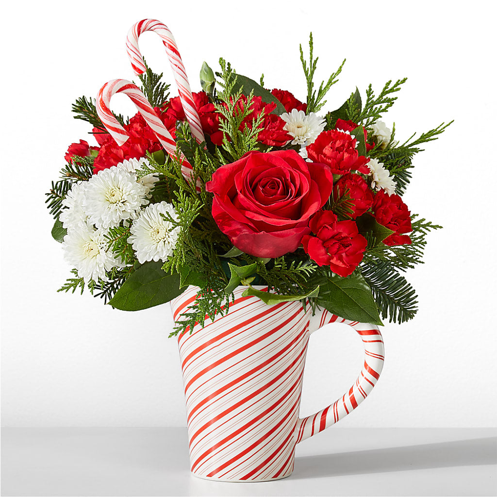 Peppermint Swirl Mug – Verona Florist, Woodbridge ON