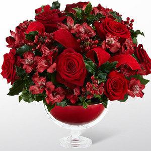 Red Rose Holiday Wishes