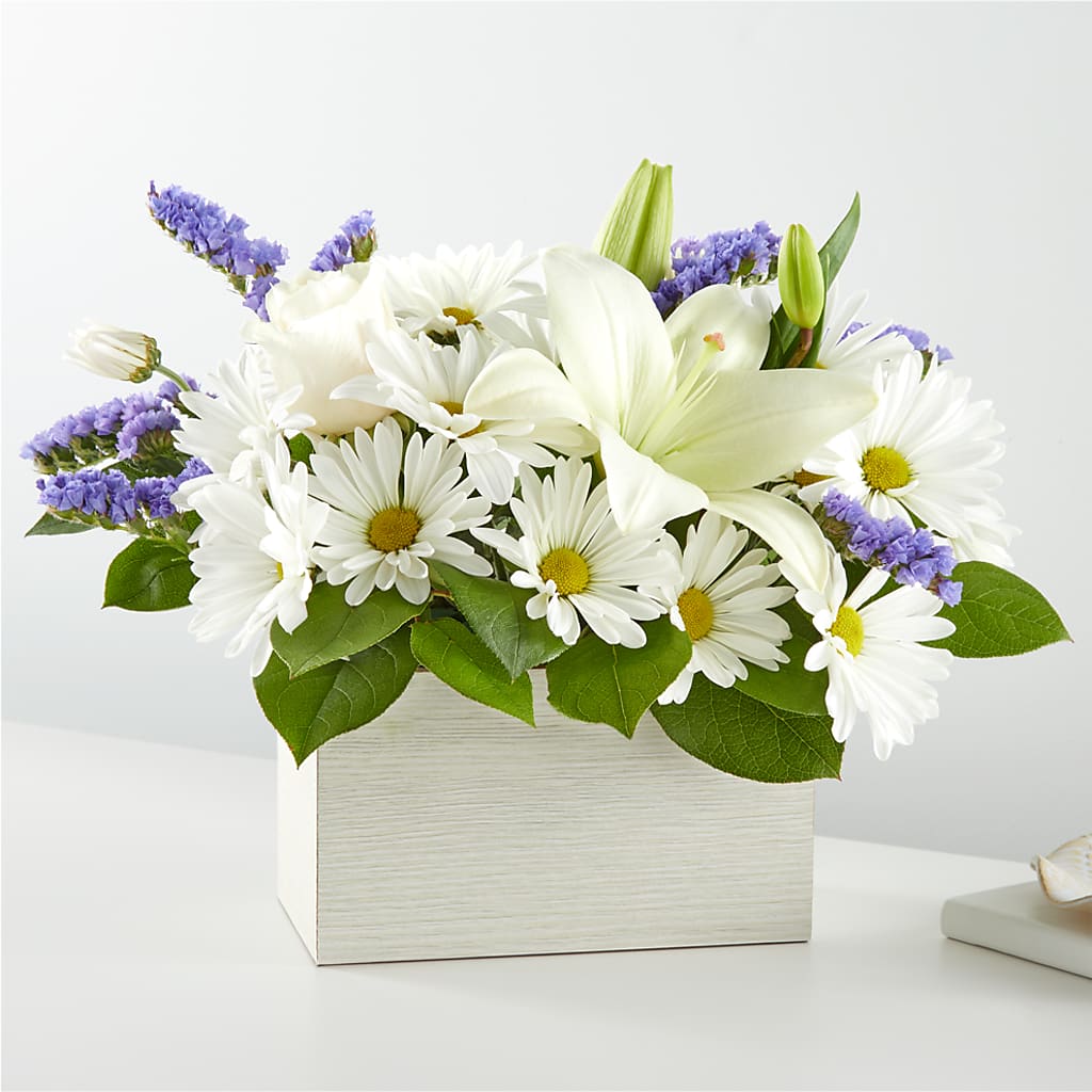 Beyond Blue Box Bouquet – Verona Florist, Woodbridge ON
