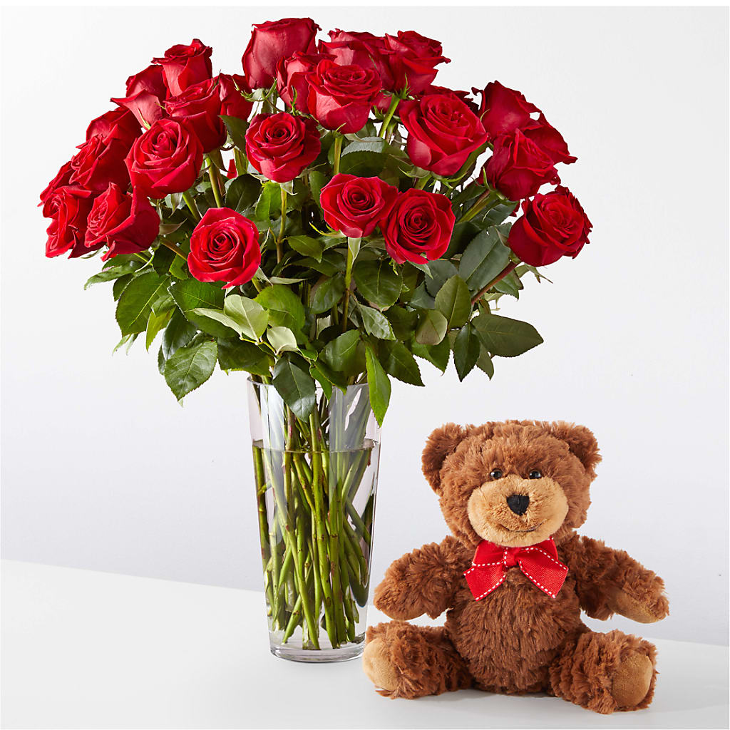 Romantic Long Stem Red Rose Bouquet Bundles – Verona Florist, Woodbridge ON