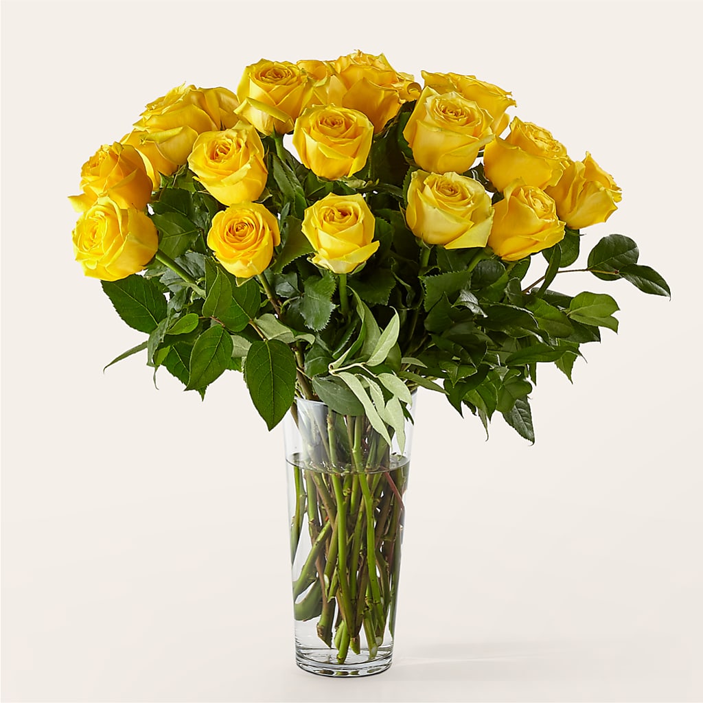 Long Stem Yellow Rose Bouquet – Verona Florist, Woodbridge ON