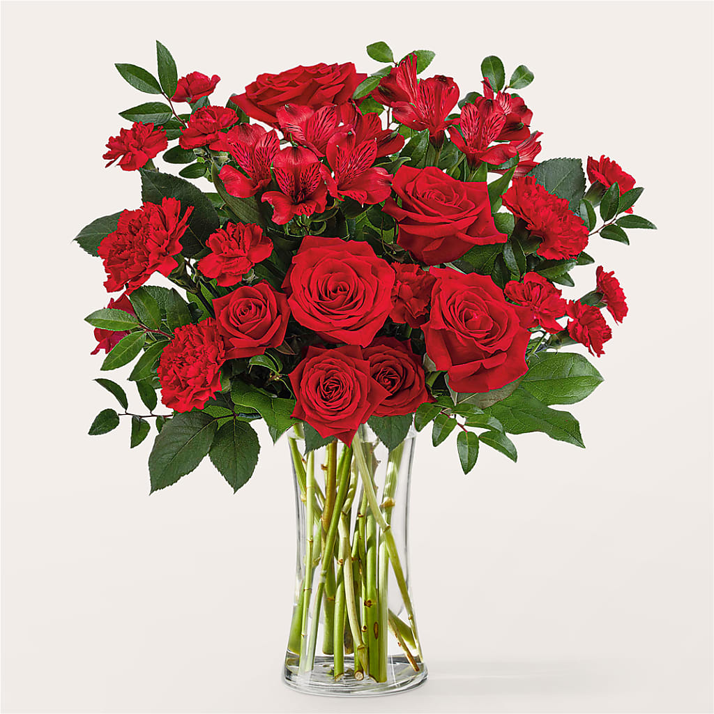 Brilliant Ruby Bouquet – Verona Florist, Woodbridge ON