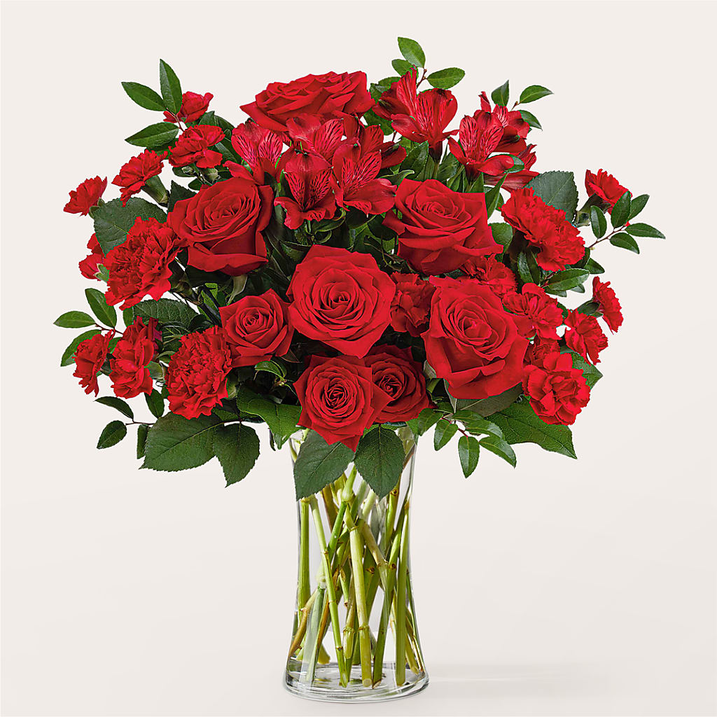 Brilliant Ruby Bouquet – Verona Florist, Woodbridge ON