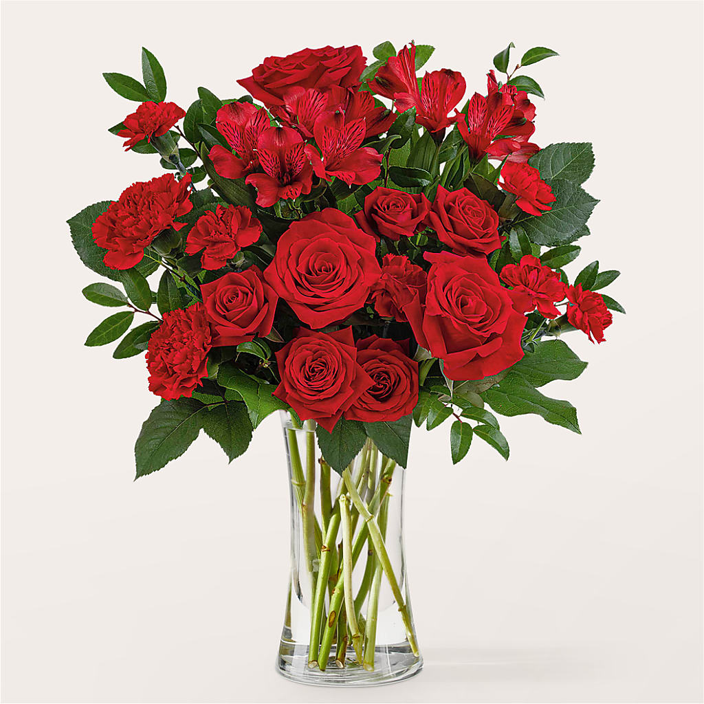 Brilliant Ruby Bouquet – Verona Florist, Woodbridge ON