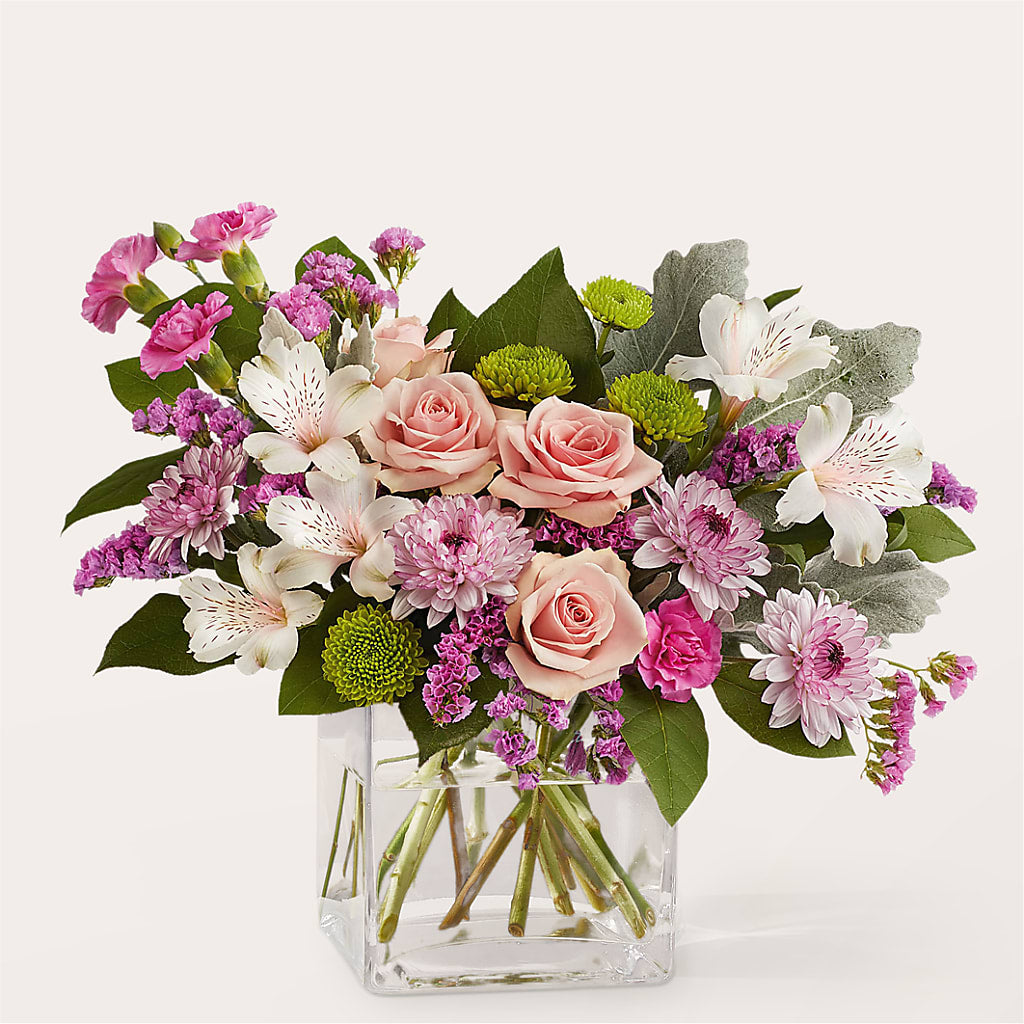 Pink Suede Bouquet – Verona Florist, Woodbridge ON