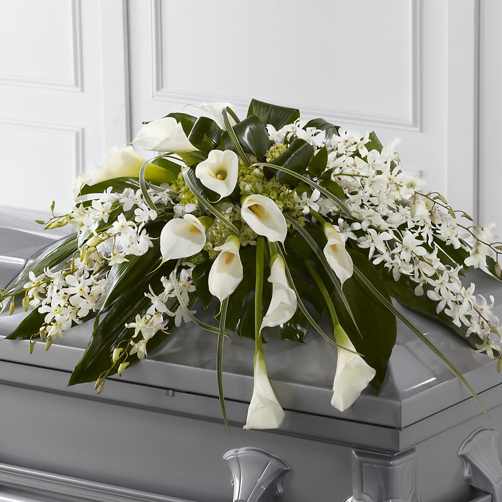 Angel Wings Casket Spray – Verona Florist, Woodbridge ON