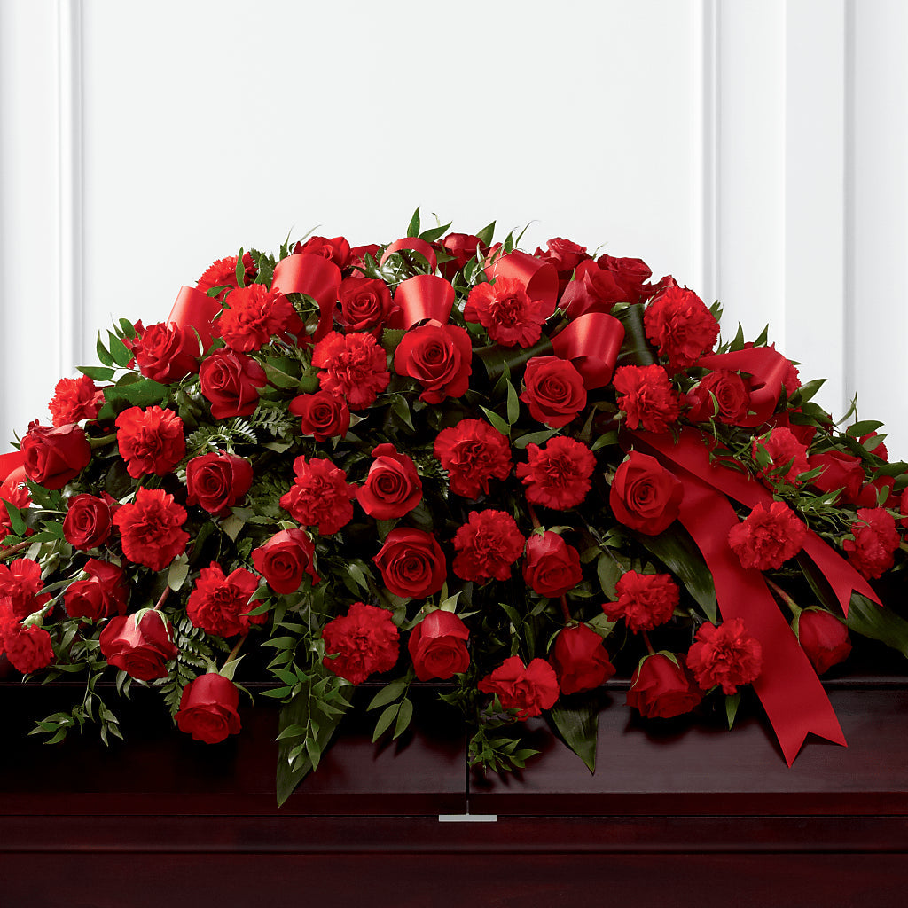 Tribute of Life Casket Spray – Verona Florist, Woodbridge ON