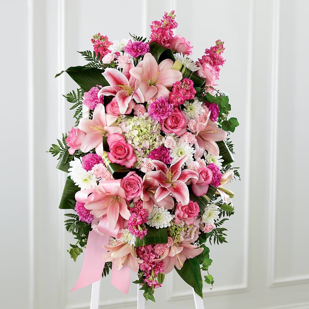 Comforting Standing Spray – Verona Florist, Woodbridge ON