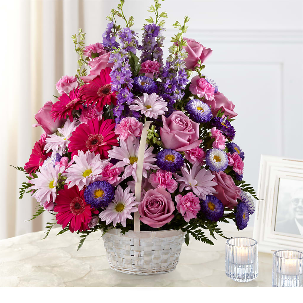 Pastel Peace Basket – Verona Florist, Woodbridge ON
