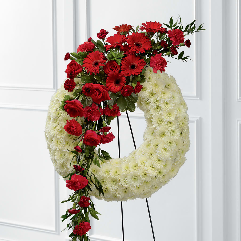 Graceful Tribute Wreath – Verona Florist, Woodbridge ON