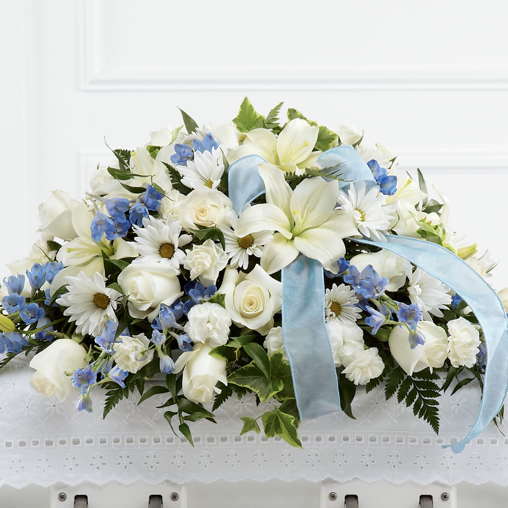 Tender Treasure Casket Spray – Verona Florist, Woodbridge ON