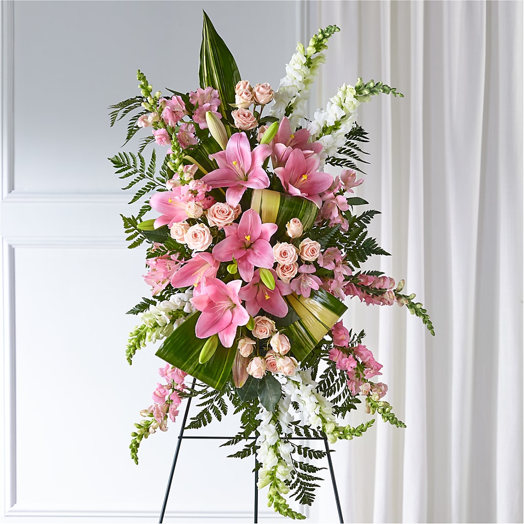 Elegant Embrace Standing Spray – Verona Florist, Woodbridge ON