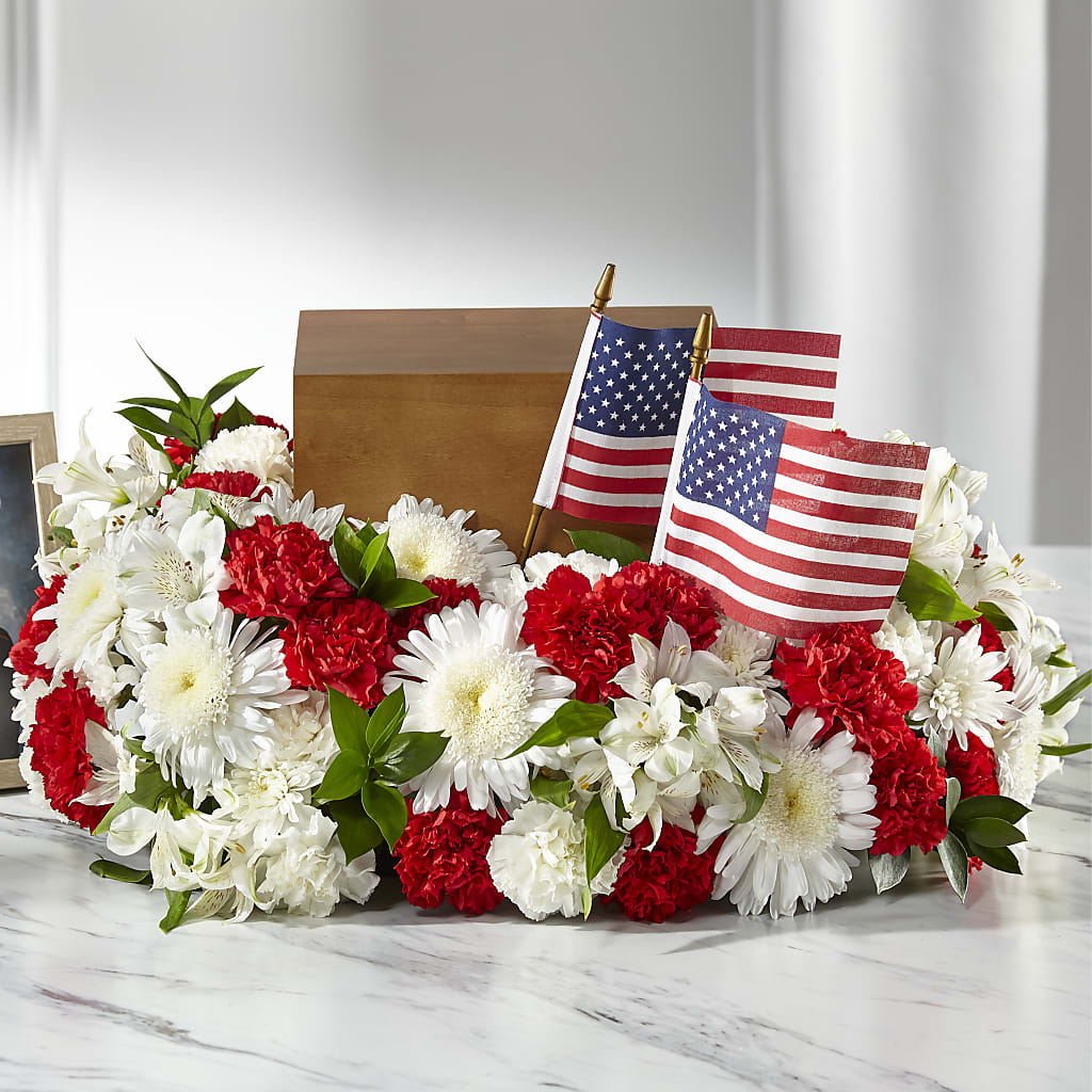 Spirit of Patriotism Cremation Adornment – Verona Florist, Woodbridge ON