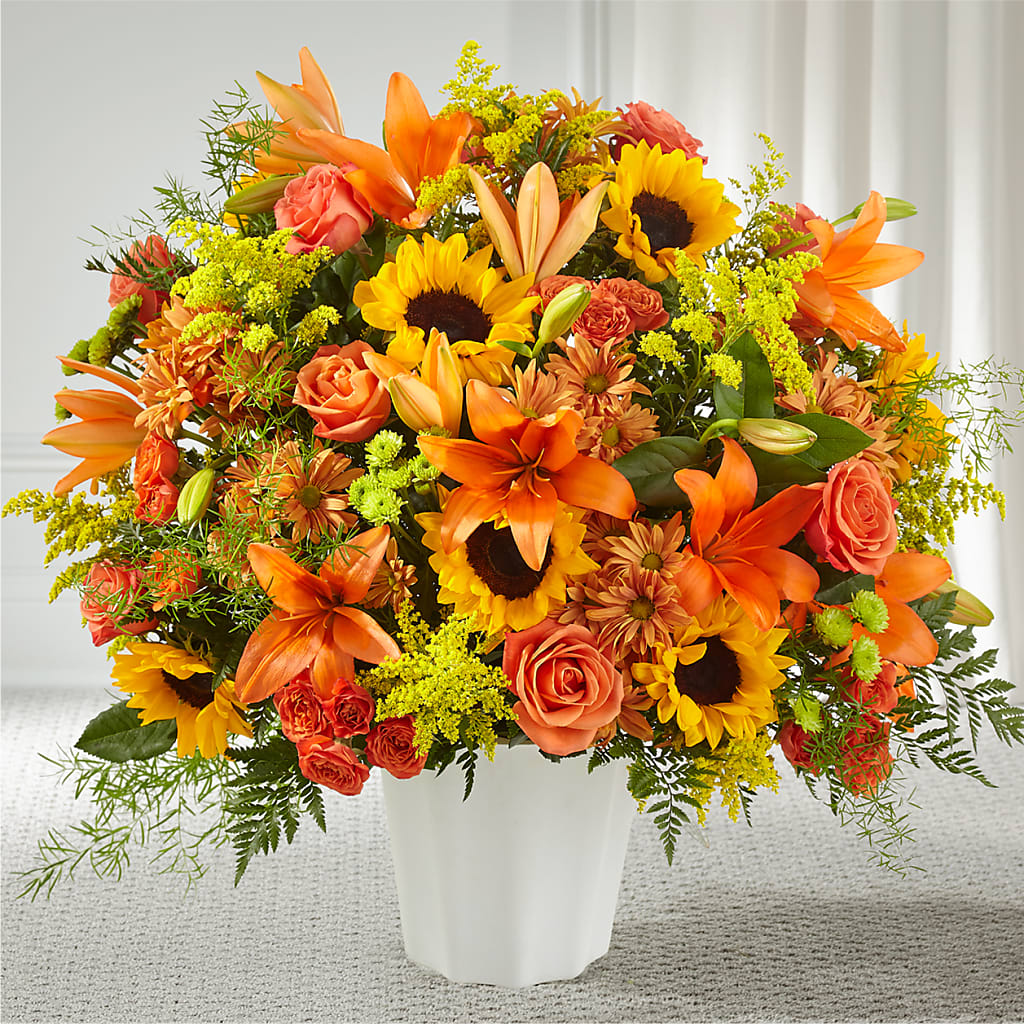 Harvest Thoughts Floor Basket – Verona Florist, Woodbridge ON