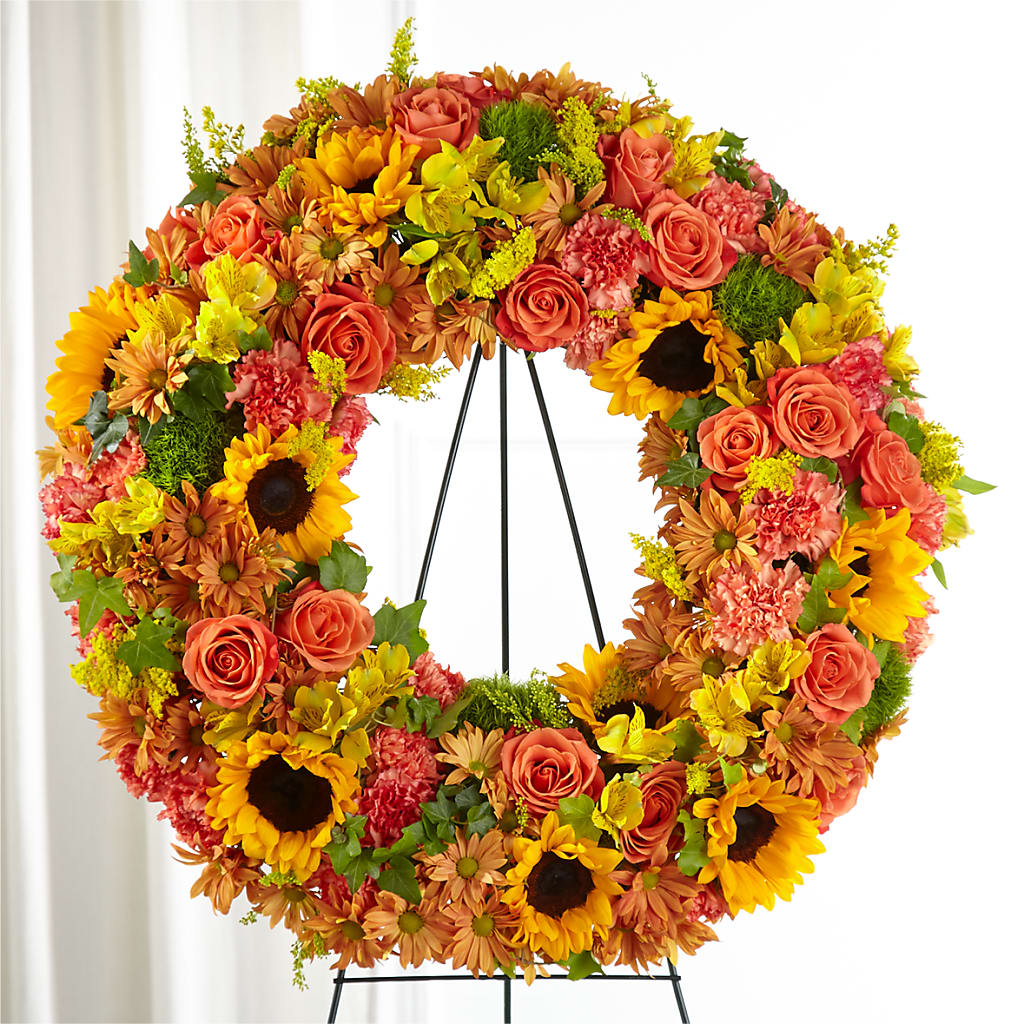Autumnal Memories Wreath (Standard) – Verona Florist, Woodbridge ON
