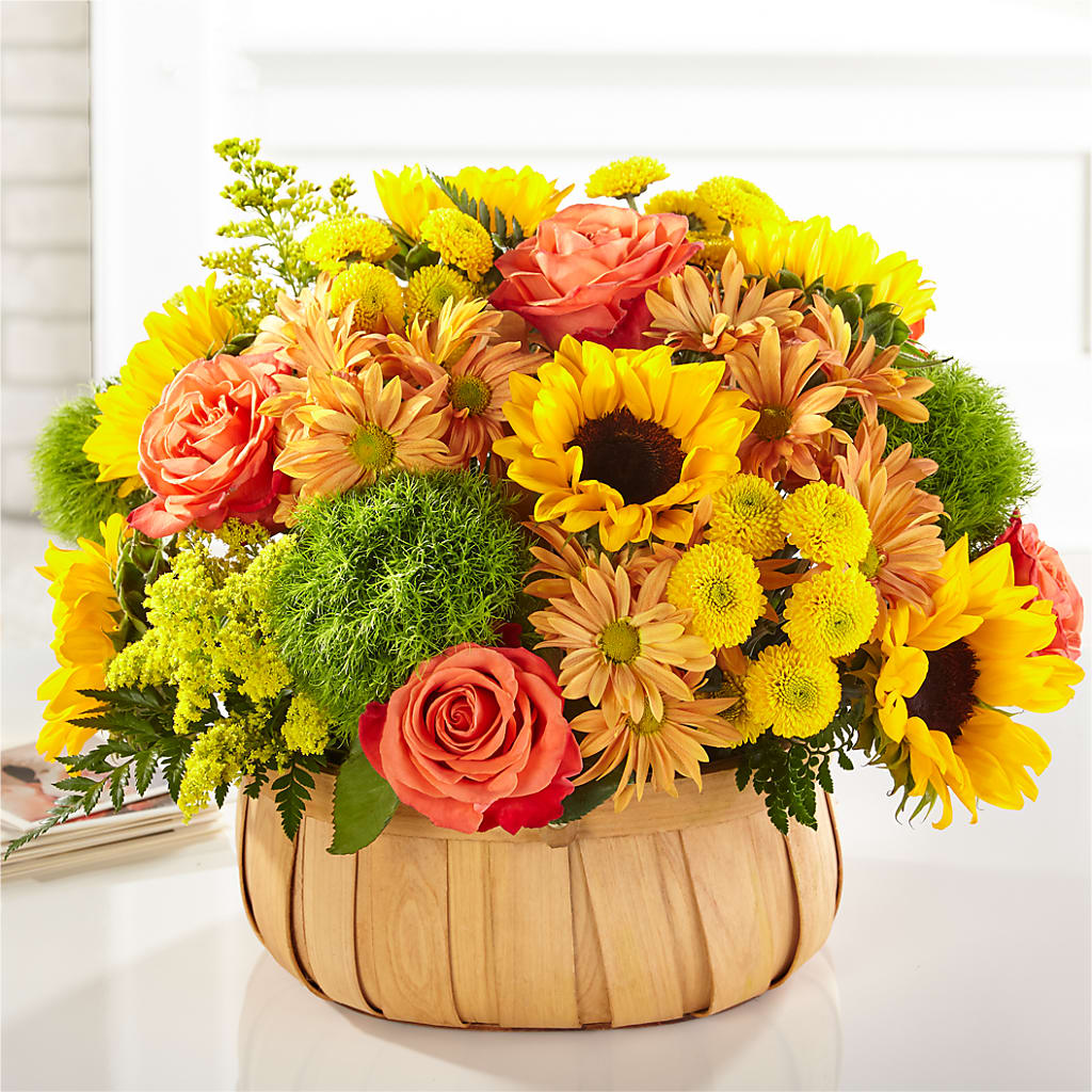 Harvest Sunflower Basket – Verona Florist, Woodbridge ON