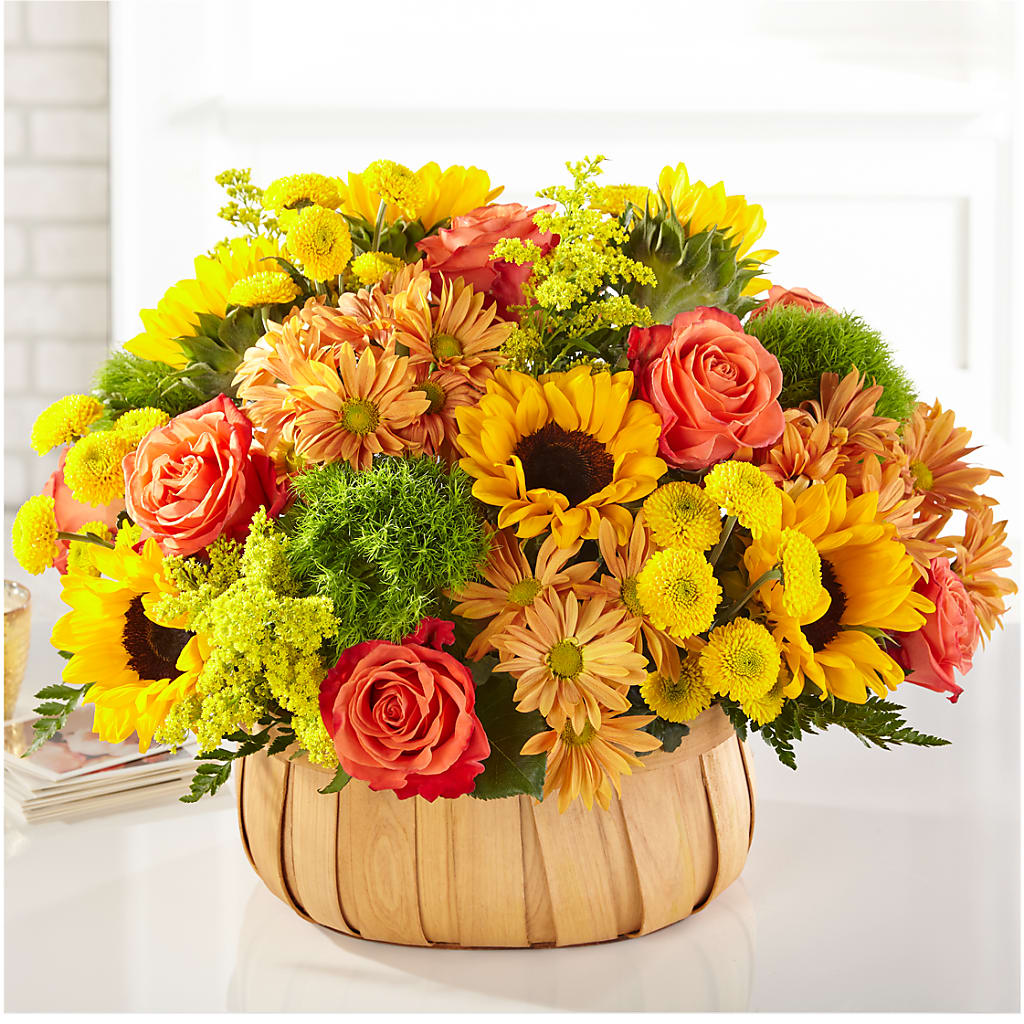 Harvest Sunflower Basket – Verona Florist, Woodbridge ON