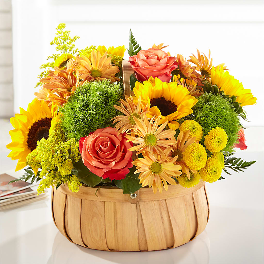Harvest Sunflower Basket – Verona Florist, Woodbridge ON