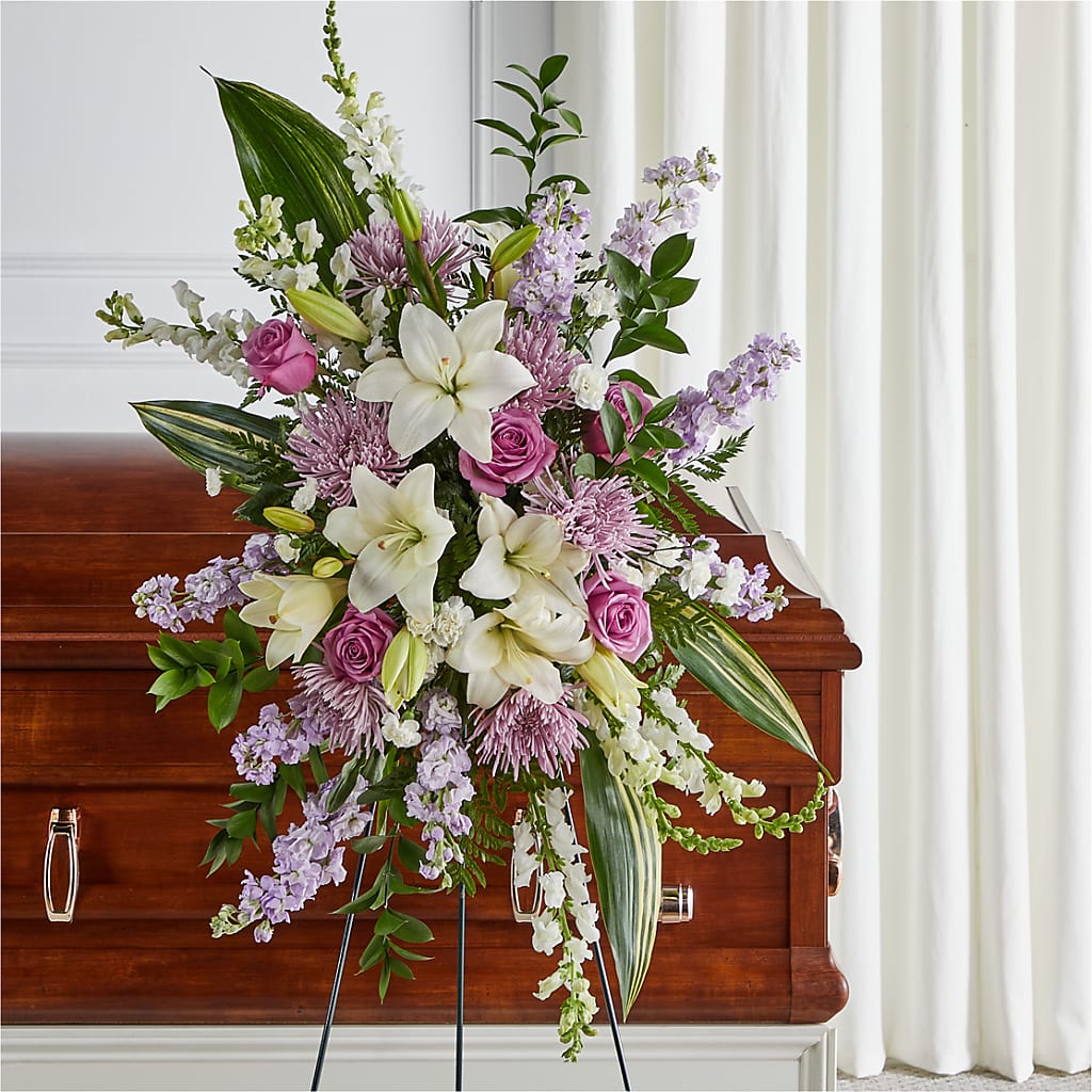 Grateful Hearts Standing Spray – Verona Florist, Woodbridge ON