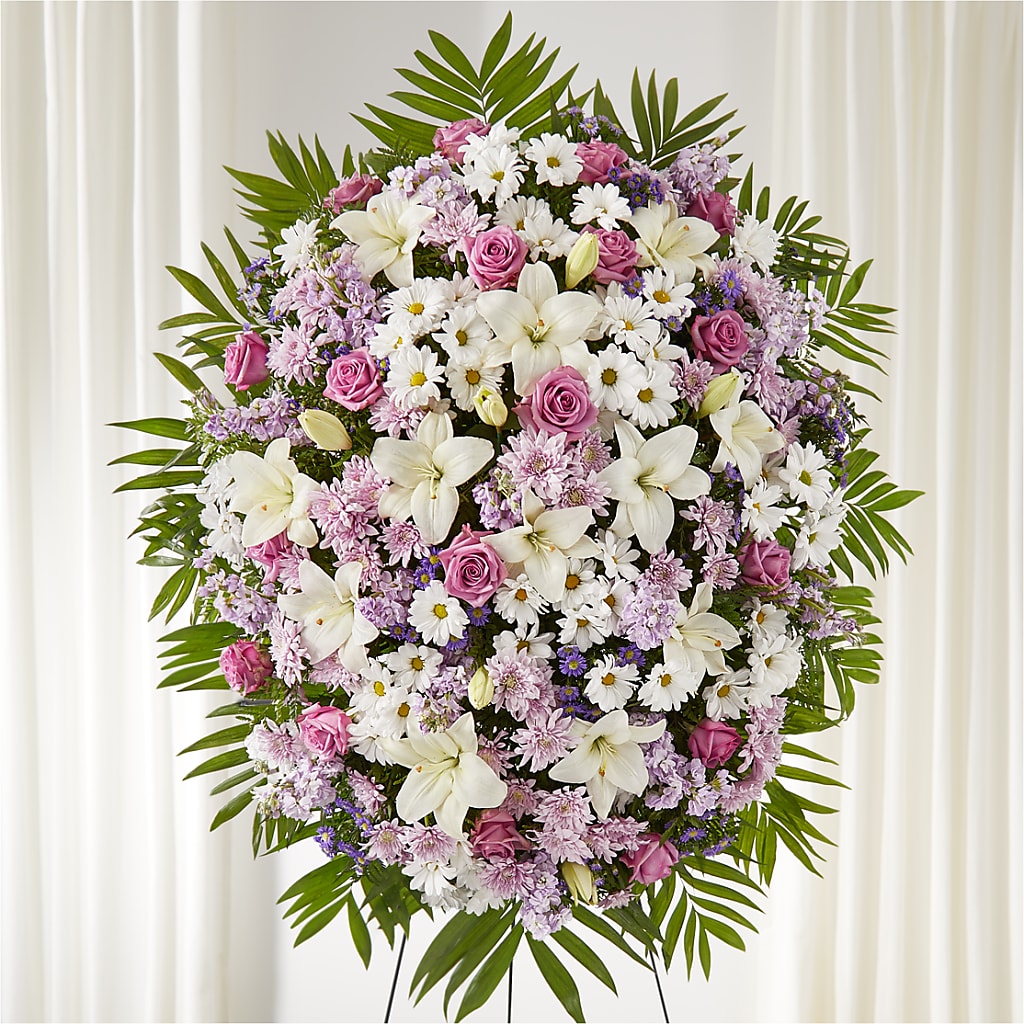 Surrounded by Love Standing Spray – Verona Florist, Woodbridge ON