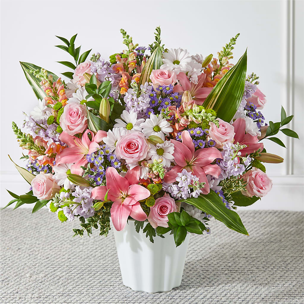 Abundant Compassion Floor Basket – Verona Florist, Woodbridge ON