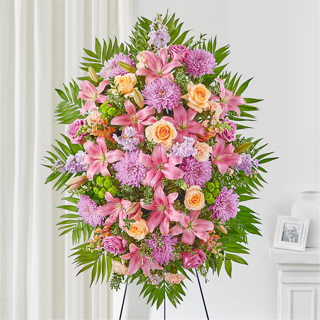Love & Light Standing Spray – Verona Florist, Woodbridge ON