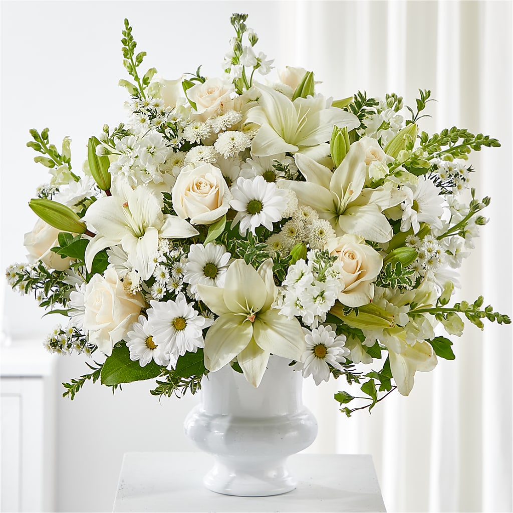 Uplifting Urn Arrangement – Verona Florist, Woodbridge ON