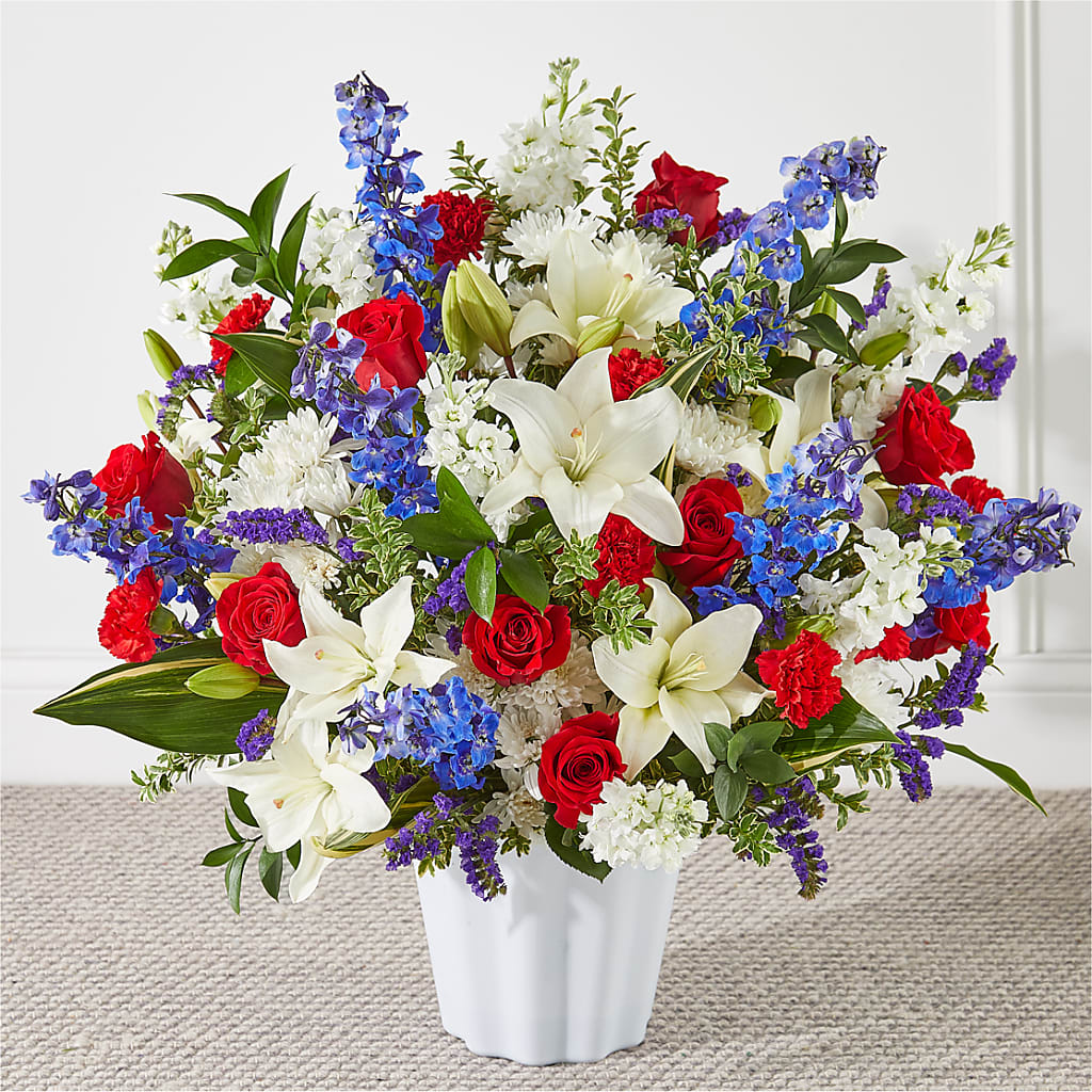 Consoled Floor Basket – Verona Florist, Woodbridge ON