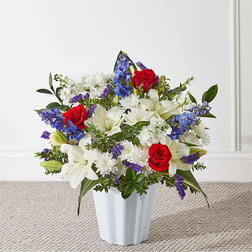 Consoled Floor Basket – Verona Florist, Woodbridge ON
