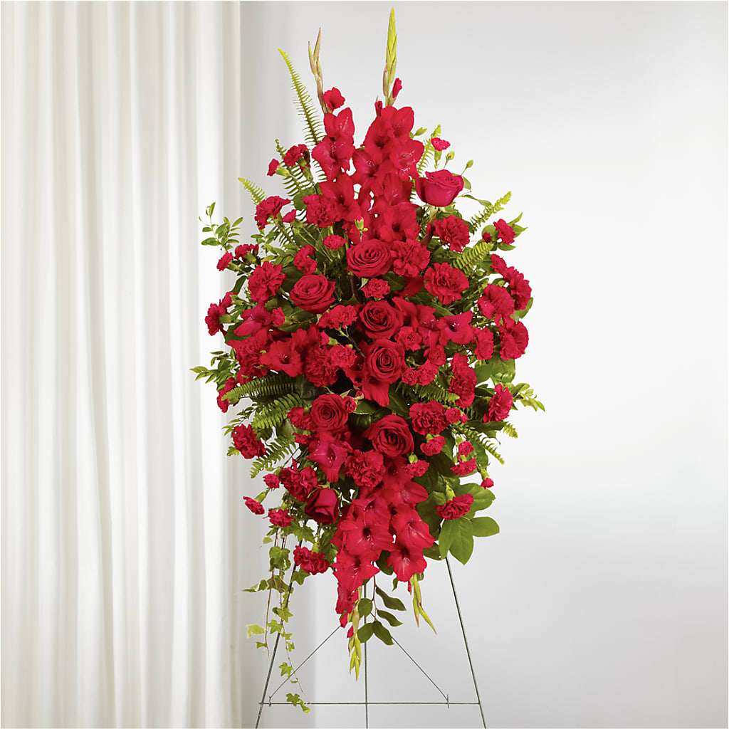 From the Heart Standing Spray – Verona Florist, Woodbridge ON