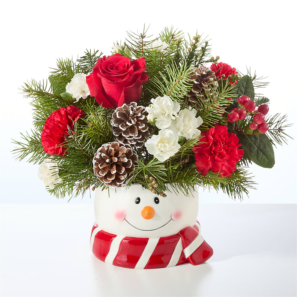 Jolly Snowman Bouquet –  Verona Florist, Woodbridge ON