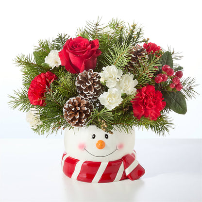 Jolly Snowman Bouquet –  Verona Florist, Woodbridge ON