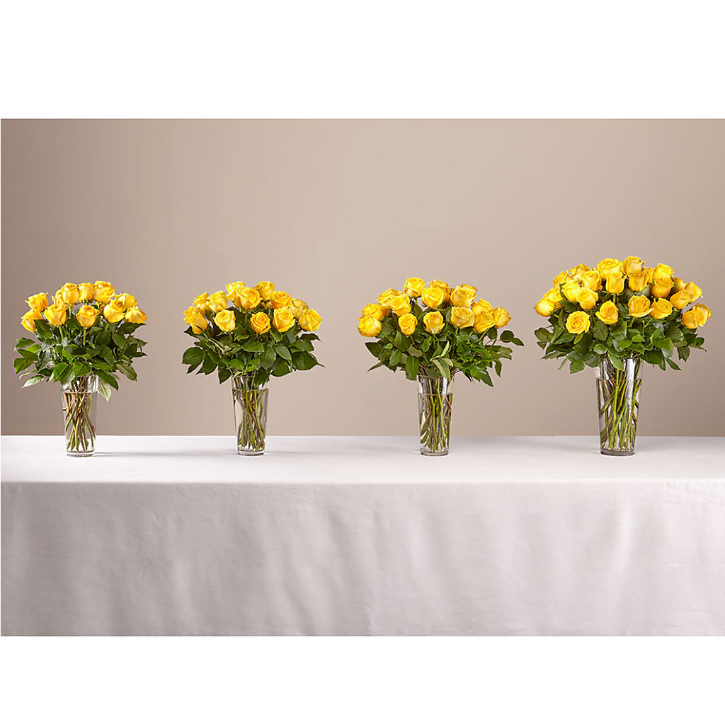 Long Stem Yellow Rose Bouquet –  Verona Florist, Woodbridge ON