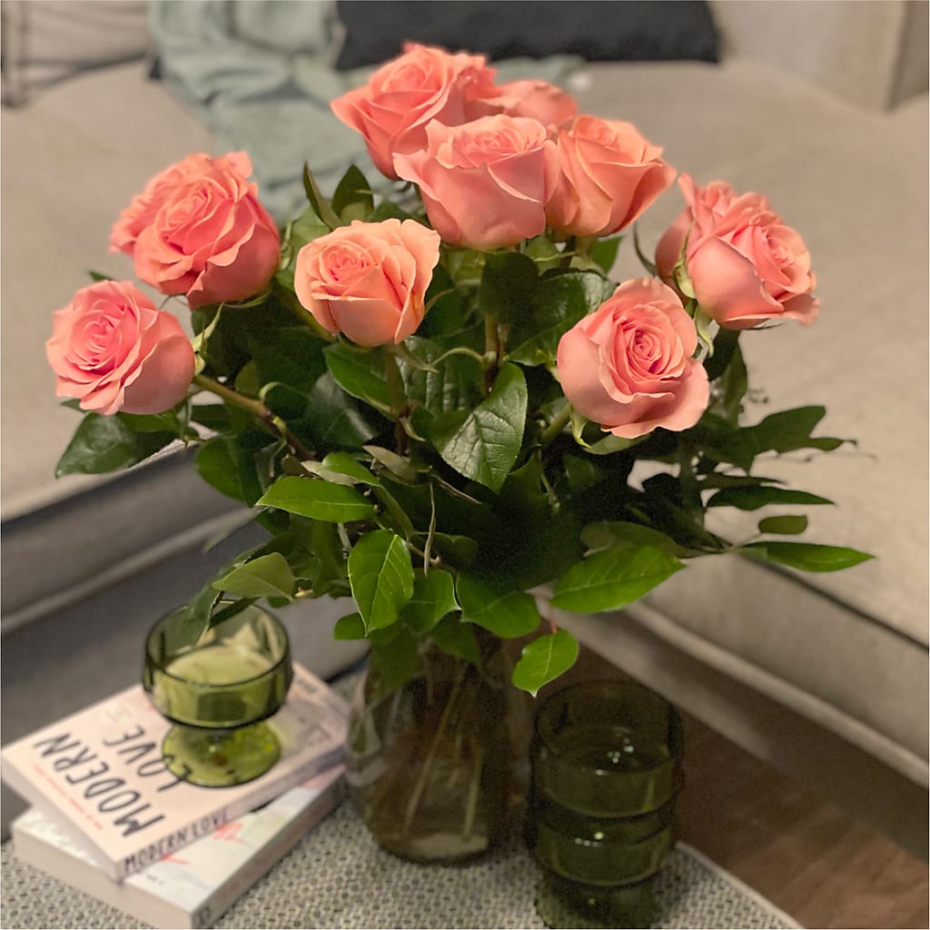Long Stem Pink Rose Bouquet –  Verona Florist, Woodbridge ON