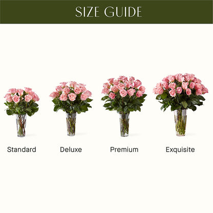 Long Stem Pink Rose Bouquet –  Verona Florist, Woodbridge ON