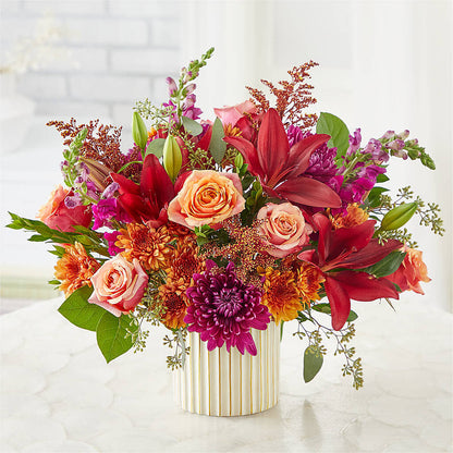 Burgundy Landscape Bouquet –  Verona Florist, Woodbridge ON