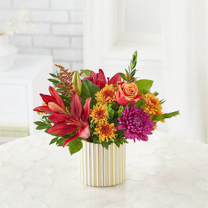 Burgundy Landscape Bouquet –  Verona Florist, Woodbridge ON