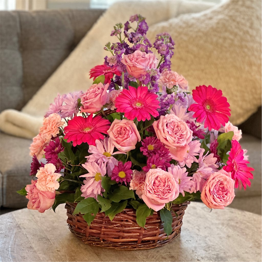 Pastel Peace Basket –  Verona Florist, Woodbridge ON