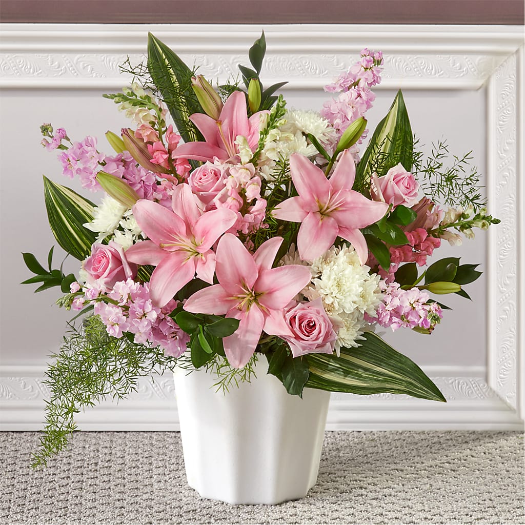 Simply Serene Floor Basket –  Verona Florist, Woodbridge ON