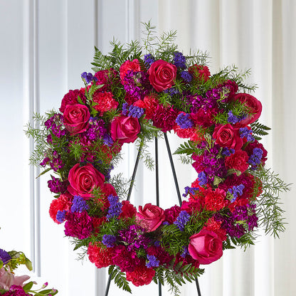 Calming Colors Wreath –  Verona Florist, Woodbridge ON