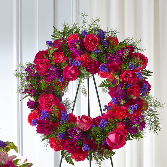 Calming Colors Wreath –  Verona Florist, Woodbridge ON
