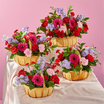 Pink Picnic Basket –  Verona Florist, Woodbridge ON