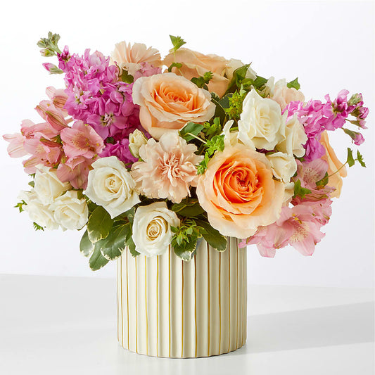 Paradise Bouquet with Ivory Vase –  Verona Florist, Woodbridge ON