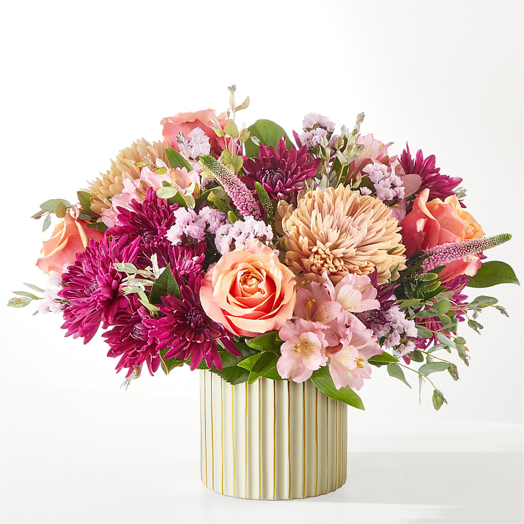 Berry Cobbler Bouquet with Ivory Vase –  Verona Florist, Woodbridge ON