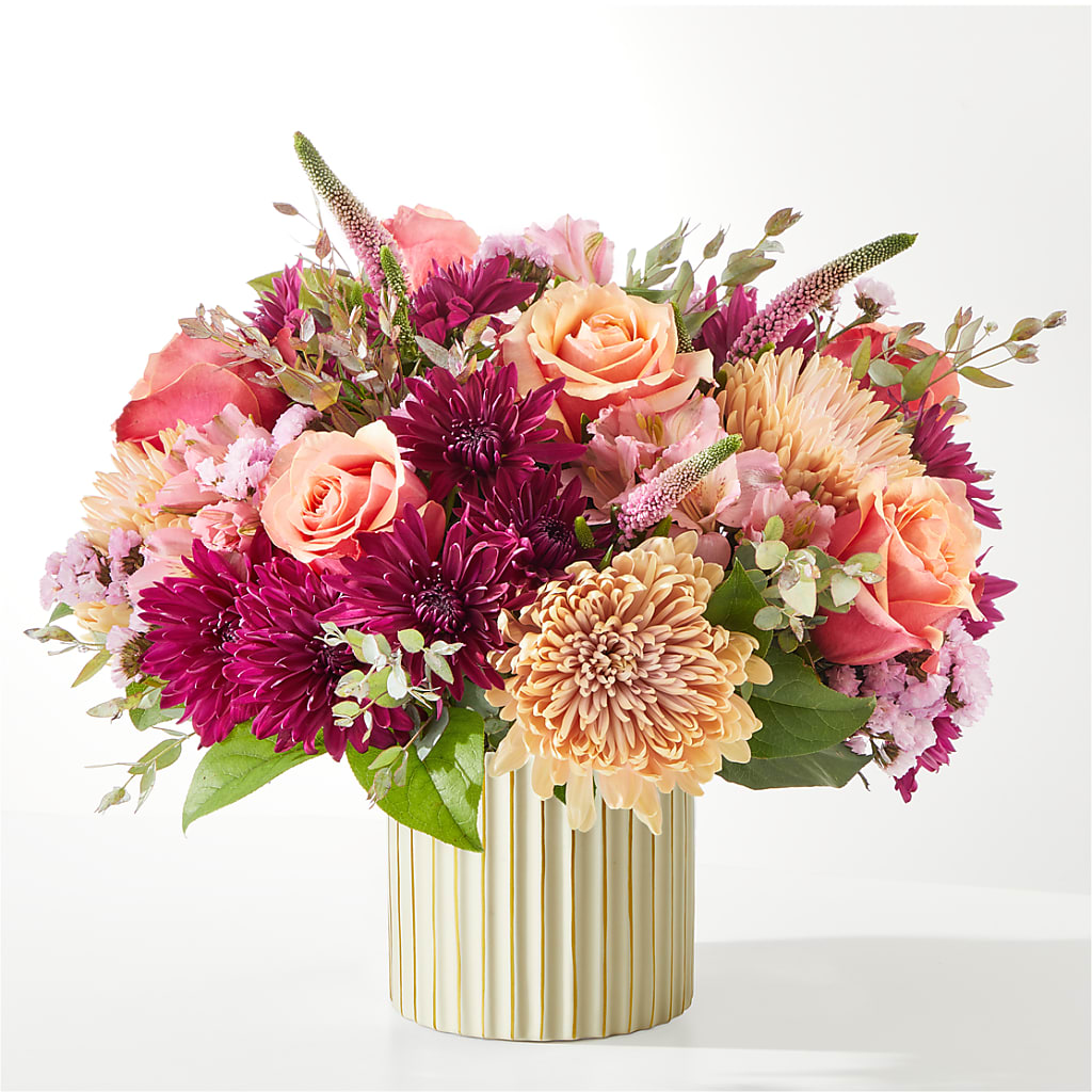 Berry Cobbler Bouquet with Ivory Vase –  Verona Florist, Woodbridge ON